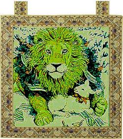 Lion and Lamb Tapestry